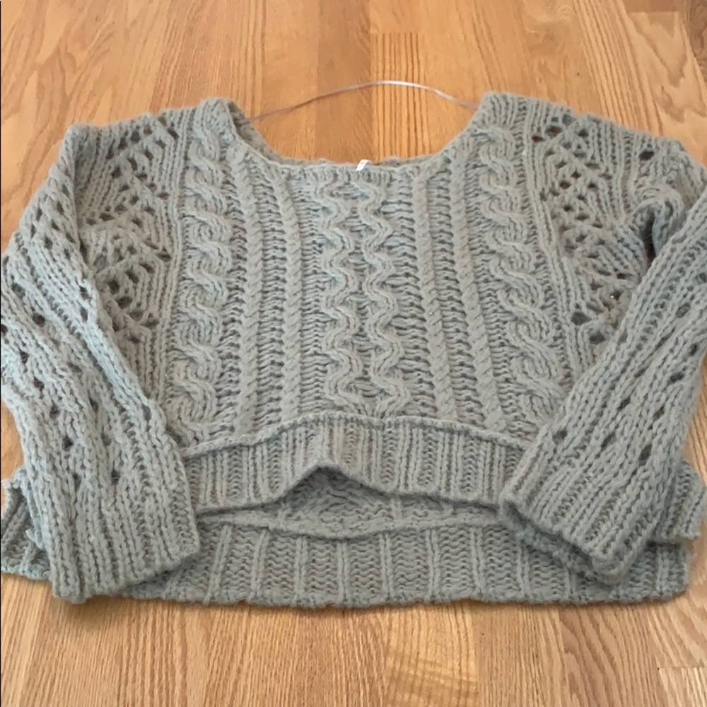 Taupe Free People sweater